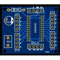 VID6606 stepper motor circuit PCB