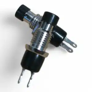 Black Momentary Push Button/Switch