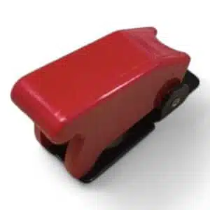Red Guardswitch for 12mm toggle switches closed