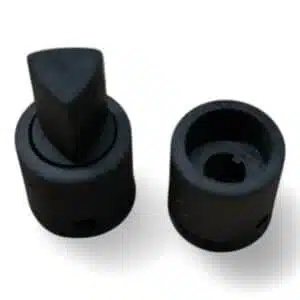 Cessna and General Aviation Flight Simulator Knobs for G1000 course / CRS Black with white highlight