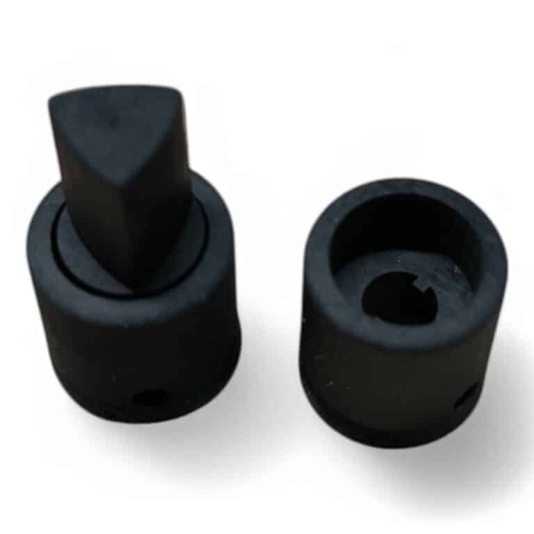 Cessna and General Aviation Flight Simulator Knobs for G1000 course / CRS Black with white highlight