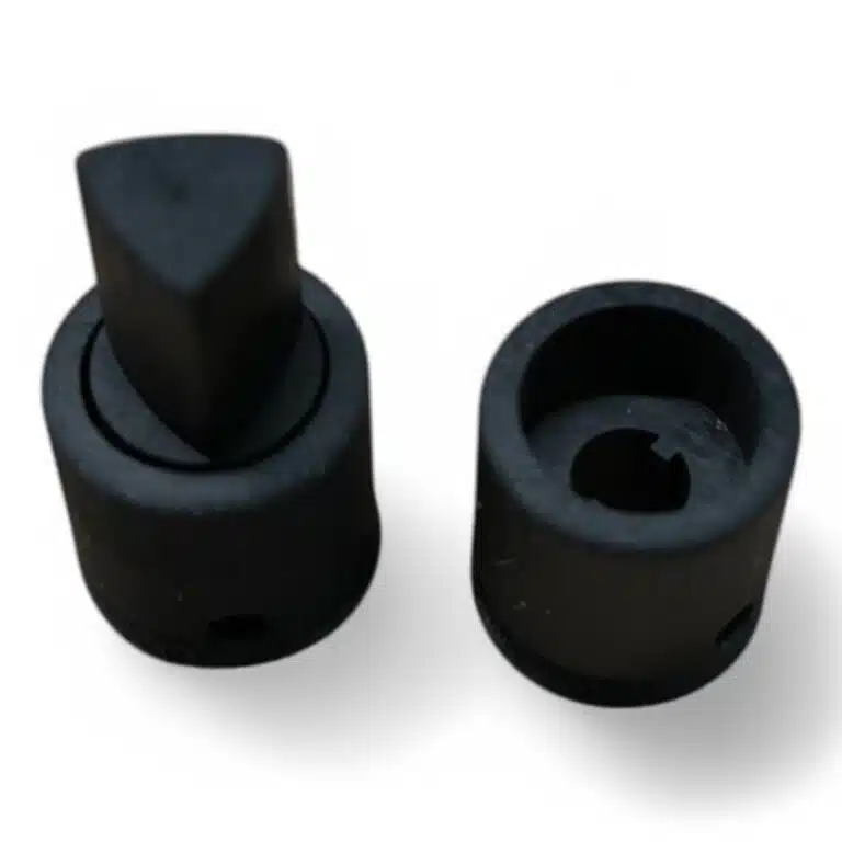 Cessna and General Aviation Flight Simulator Knobs for G1000 course / CRS Black with white highlight