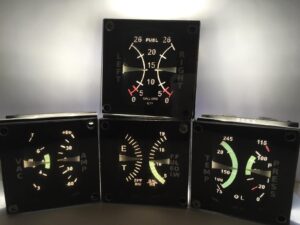 Cessna Type engine cluster