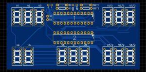 DC PCB for boeing 737 flight simulator