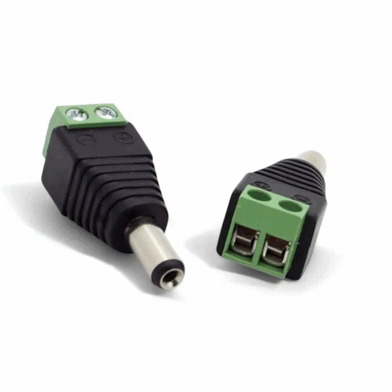 Male 2.5mm / 5.5mm DC power connector for mega2560 boards