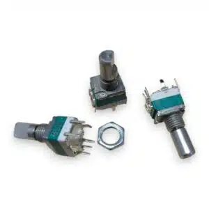 Potenciómetro con botón pulsador