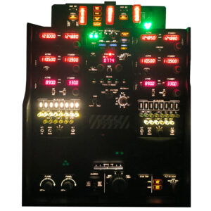 Pedestal illuminated in dark